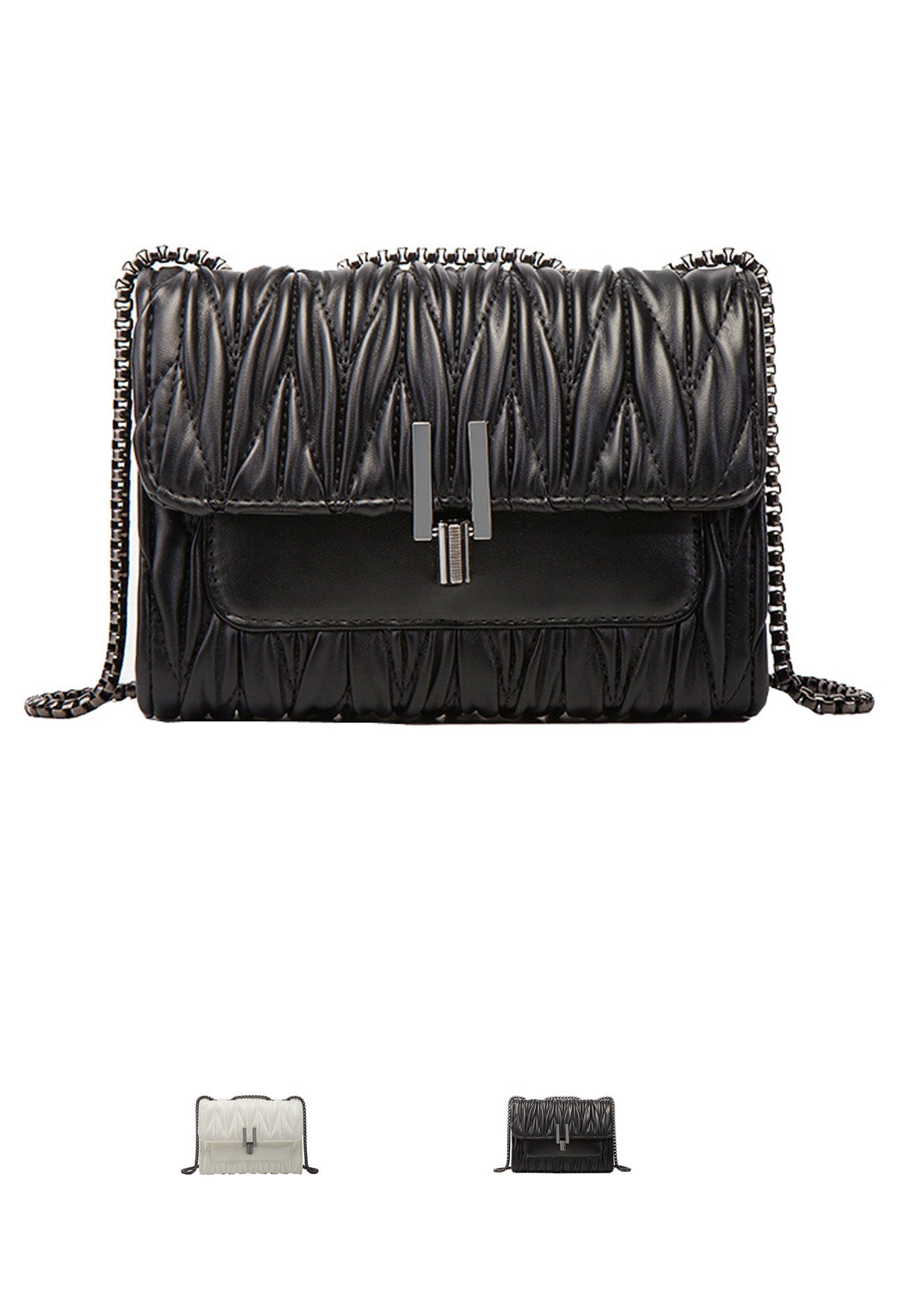 Chic Quilted Chain Crossbody Bag