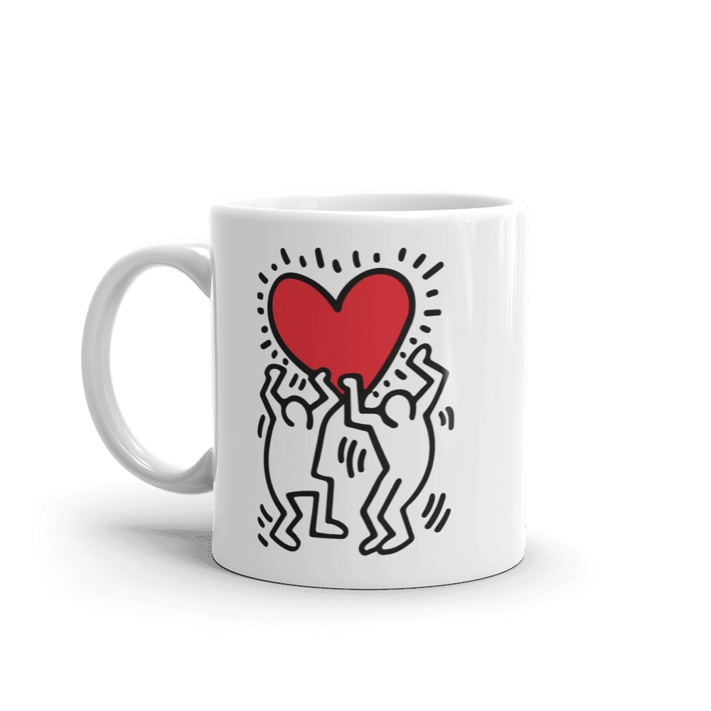 Heart of Unity Mug – Iconic Street Art Design