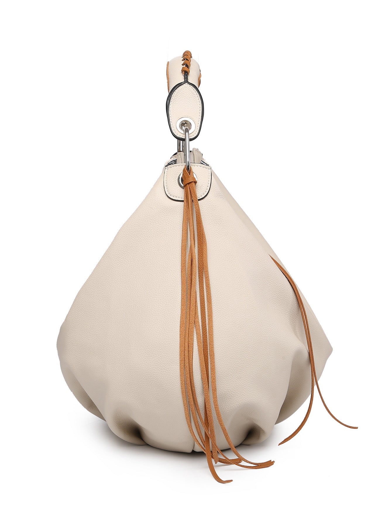 Women’s Contrast Handle Hobo Bag