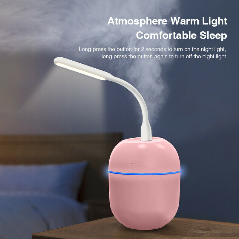 Mini Ultrasonic USB Air Humidifier with LED Night Light