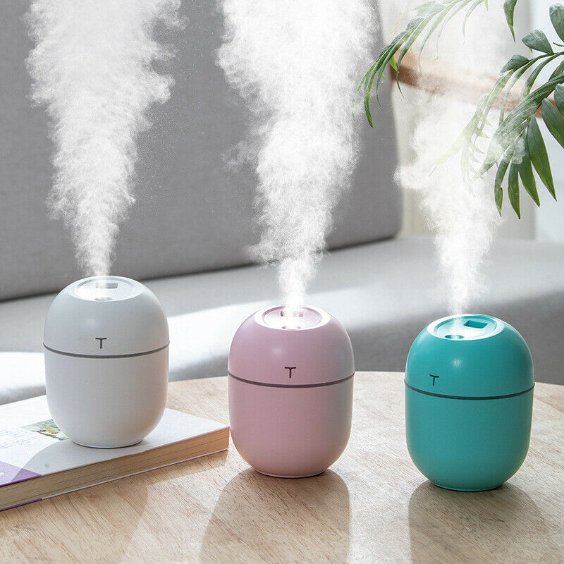 Mini Ultrasonic USB Air Humidifier with LED Night Light