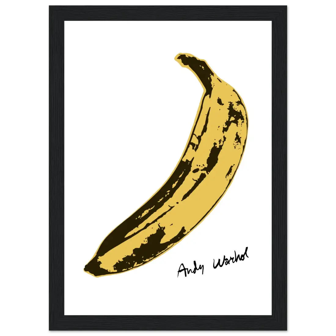 Banana Pop Art Poster – Iconic Andy Warhol Design