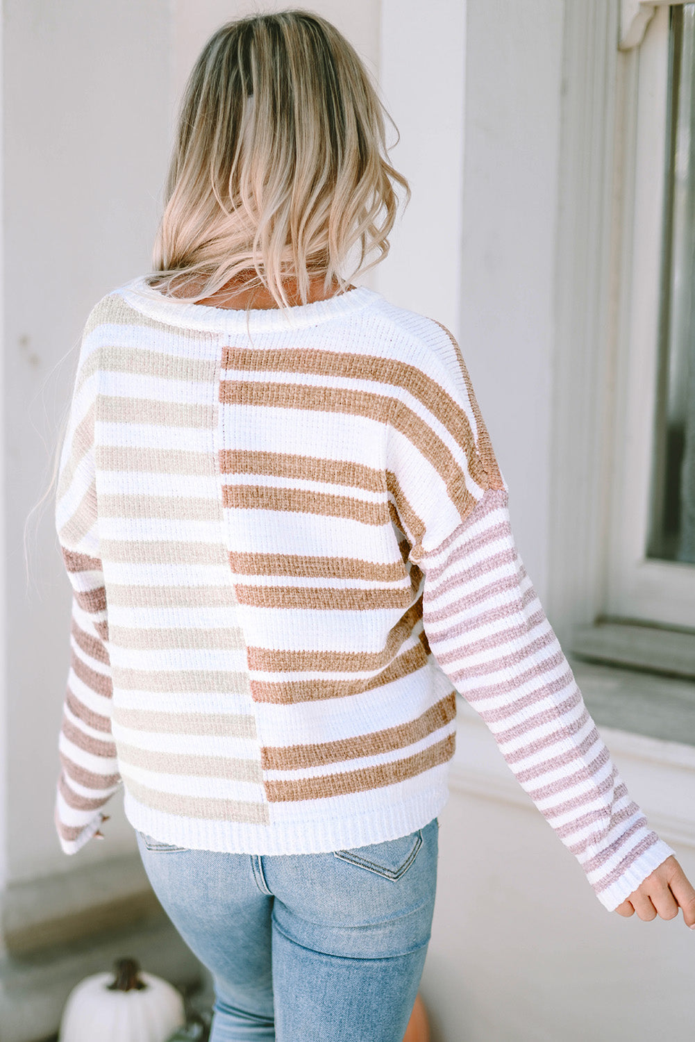 Magnolia Striped Oversized Sweater