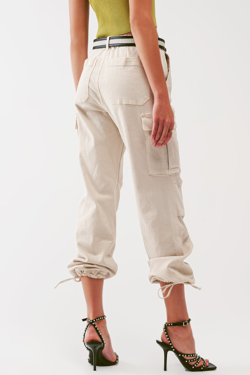 Tassel-End Cargo Pants