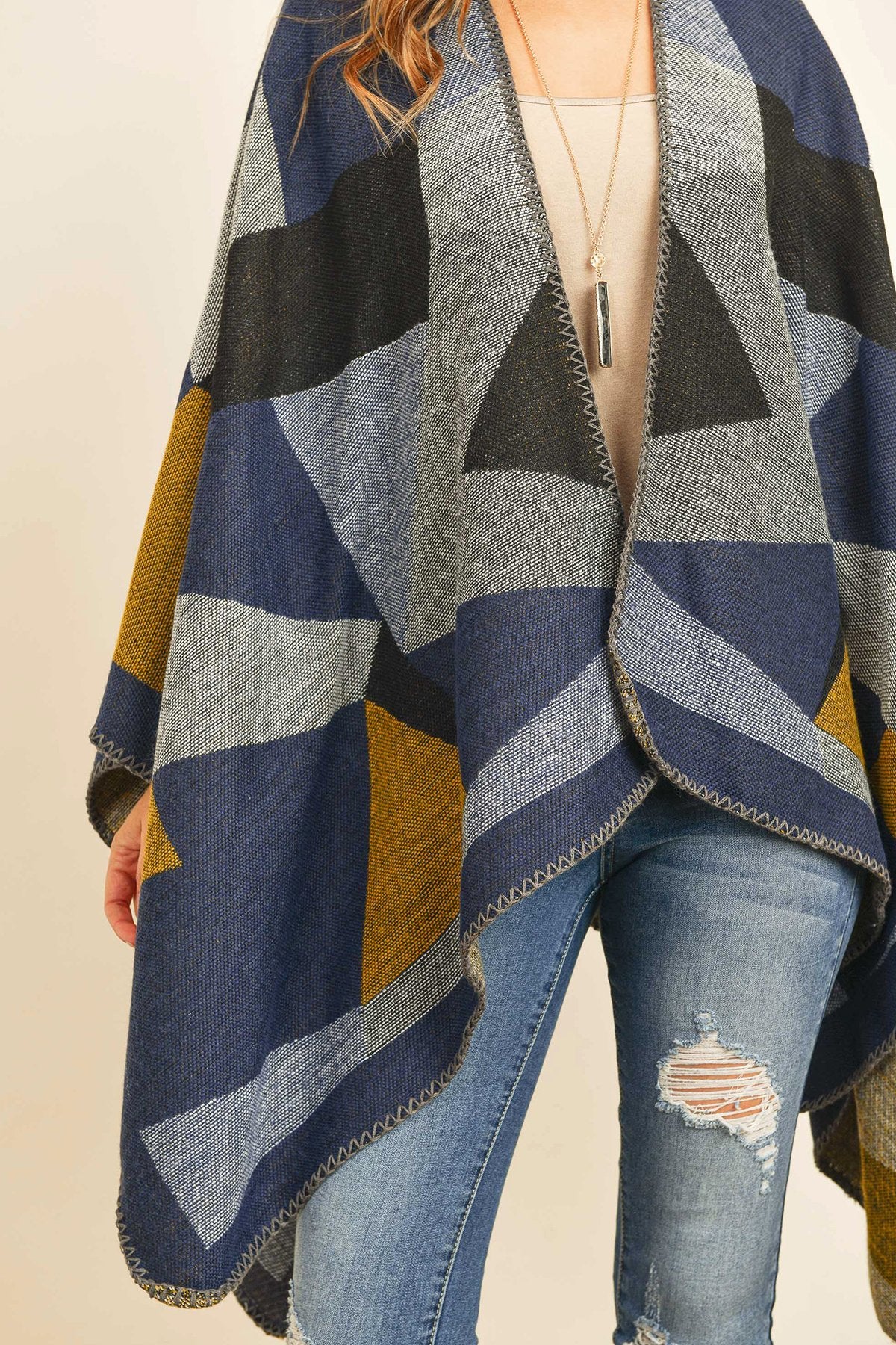 Boho Breeze Abstract Kimono