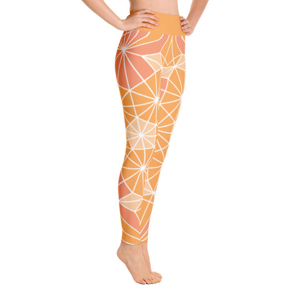 Floral Frenzy High-Waist Yoga Leggings