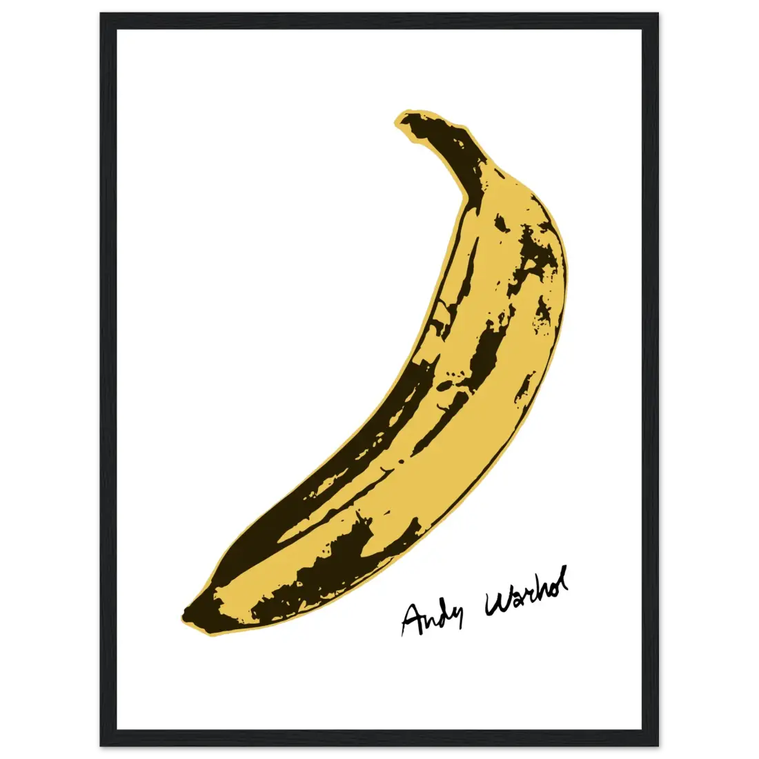 Banana Pop Art Poster – Iconic Andy Warhol Design