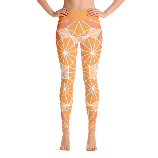 Floral Frenzy High-Waist Yoga Leggings