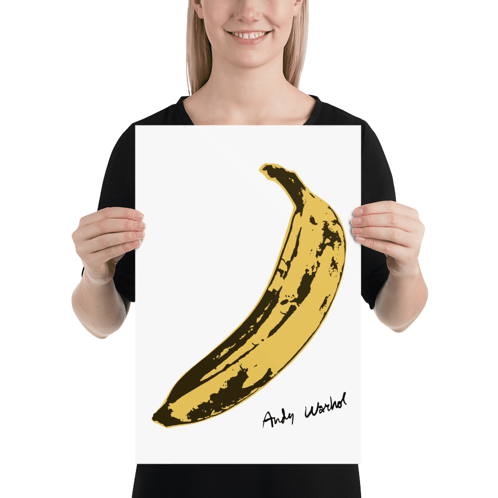 Banana Pop Art Poster – Iconic Andy Warhol Design