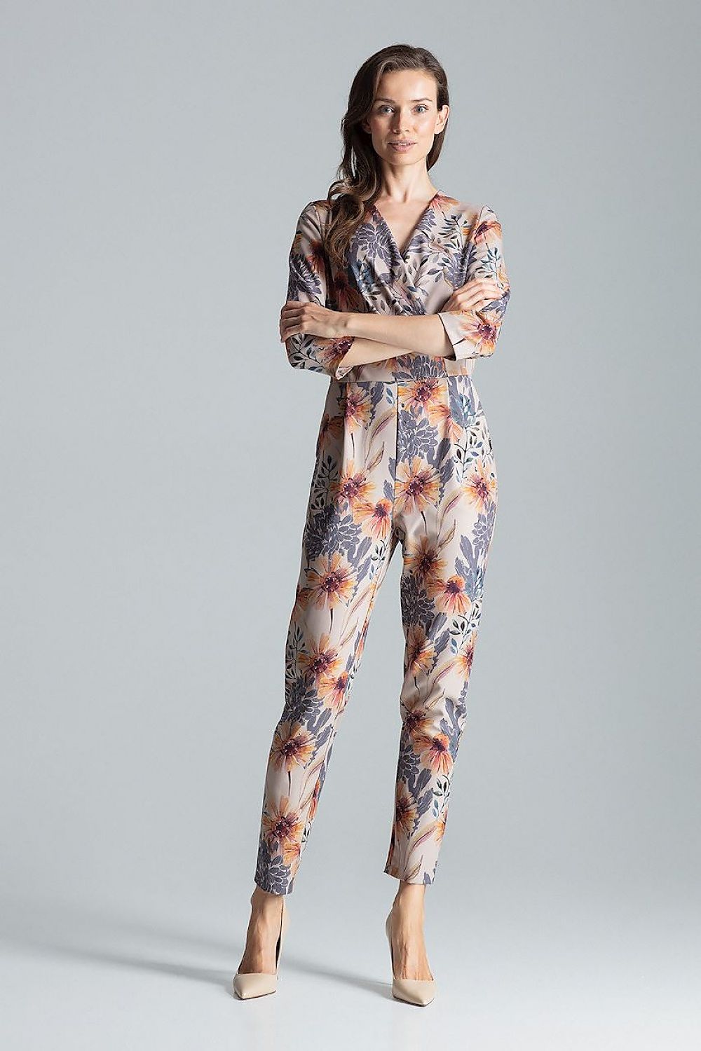 Blossom Grace Wrap Jumpsuit