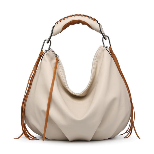 Women’s Contrast Handle Hobo Bag