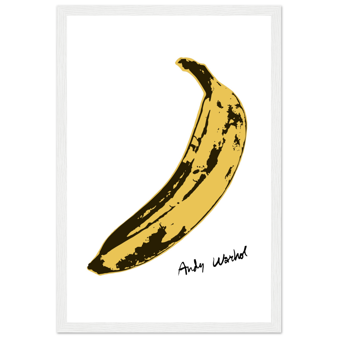 Banana Pop Art Poster – Iconic Andy Warhol Design