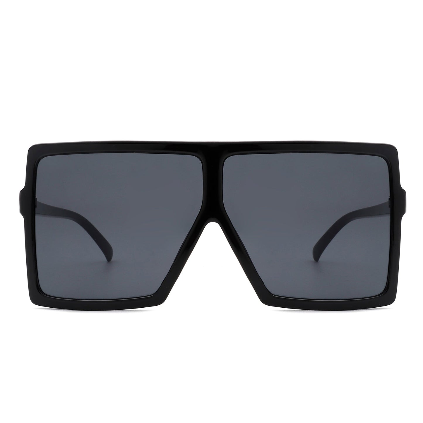 Zenithia Oversized Flat Top Square Sunglasses