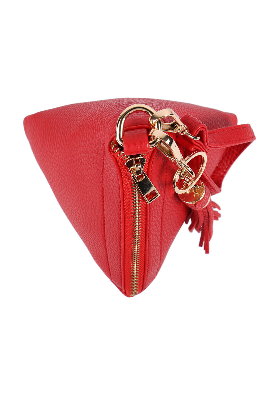 Pyramid Tassel Wristlet Bag