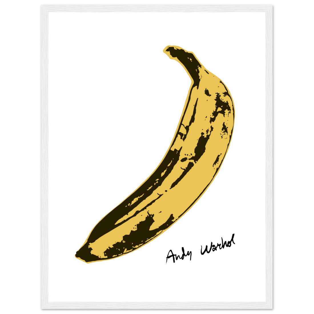 Banana Pop Art Poster – Iconic Andy Warhol Design