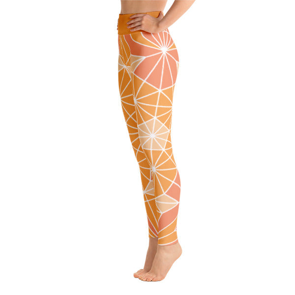 Floral Frenzy High-Waist Yoga Leggings