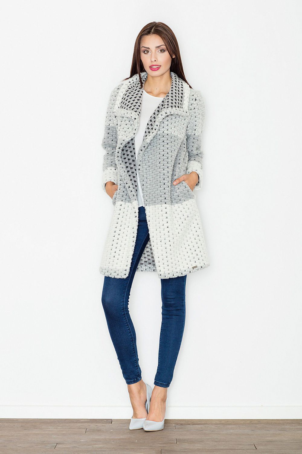 Cozy Layers Textured Wool Coat