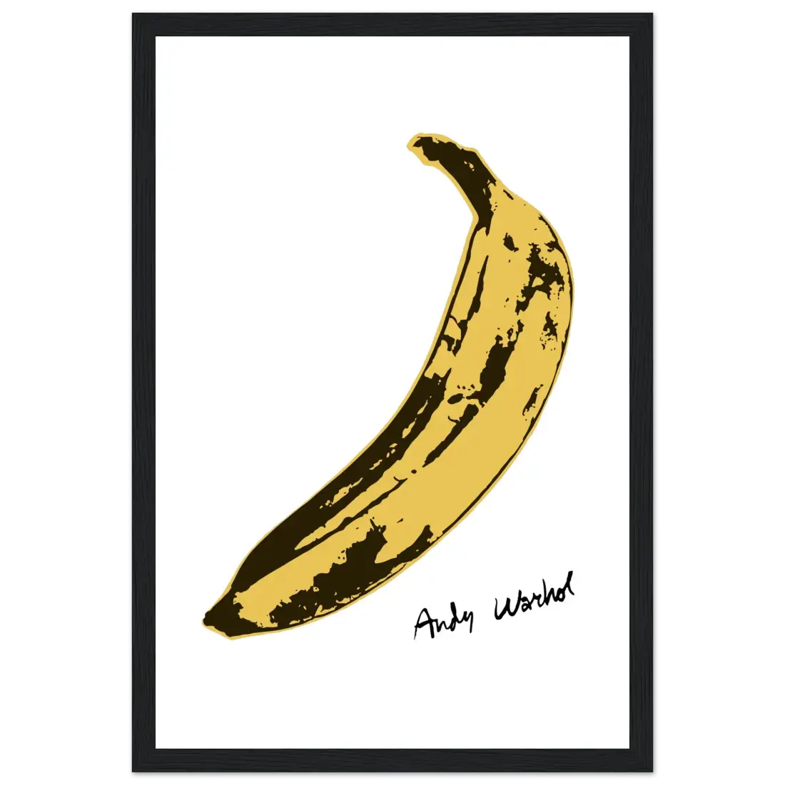 Banana Pop Art Poster – Iconic Andy Warhol Design